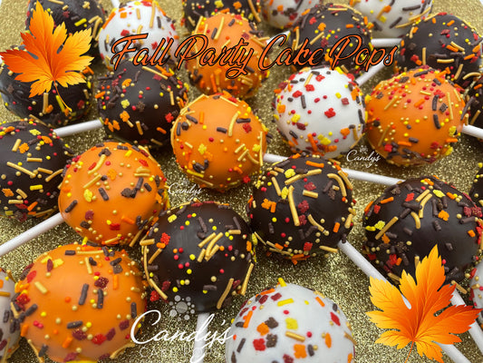 Fall and Thanksgiving Cake Pops