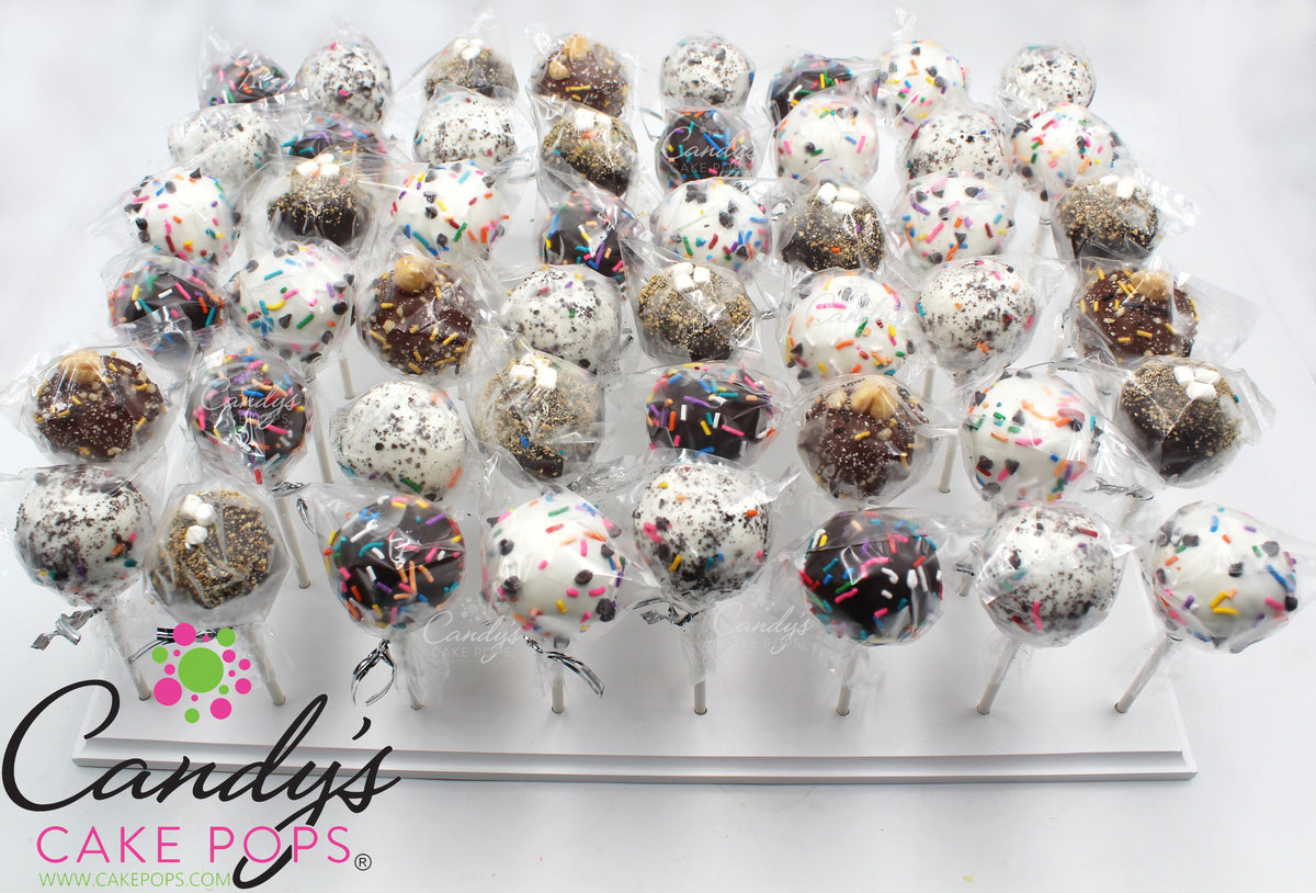 White Wood Cake Pop Stand - Holds 48 (Cake Pops Not Included)