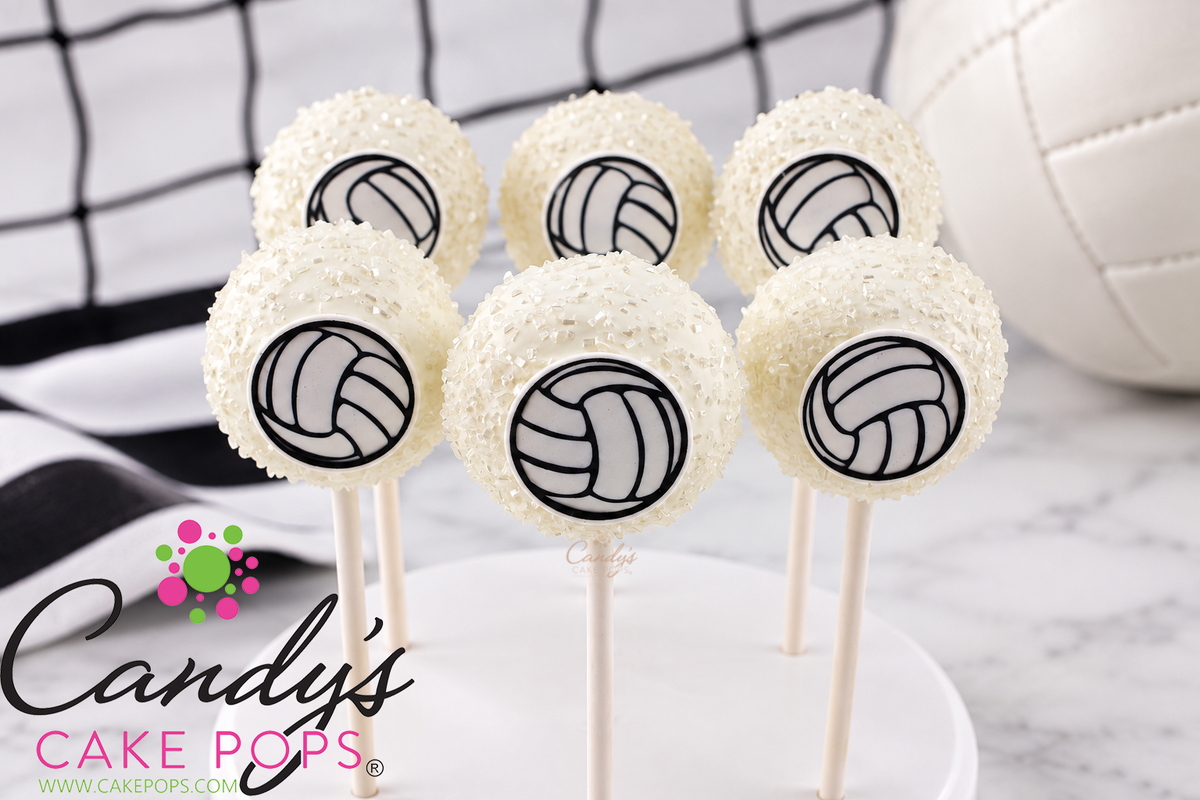 Volleyball Cake Pops - Candy's Cake Pops