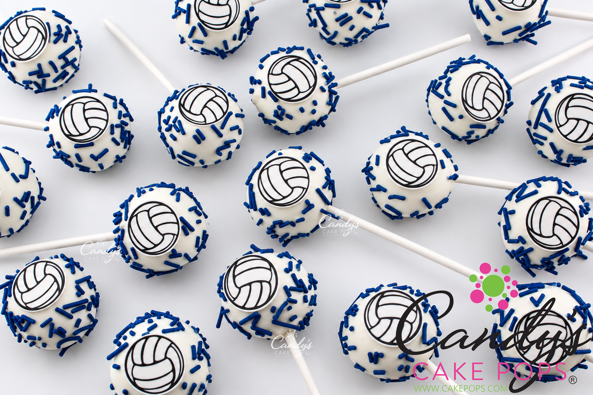 Volleyball Cake Pops - Candy's Cake Pops