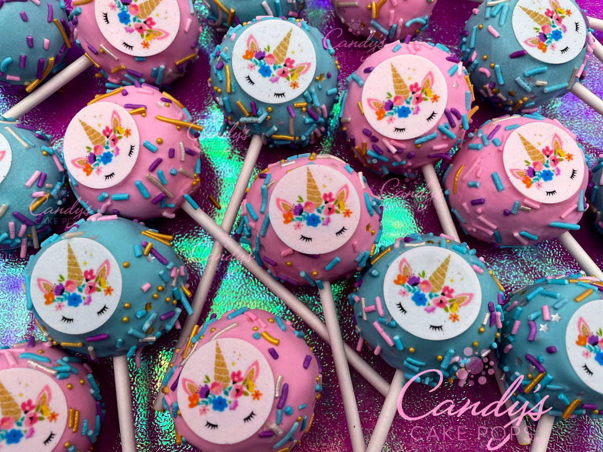 Unicorn Edible Decal Magic Cake Pops