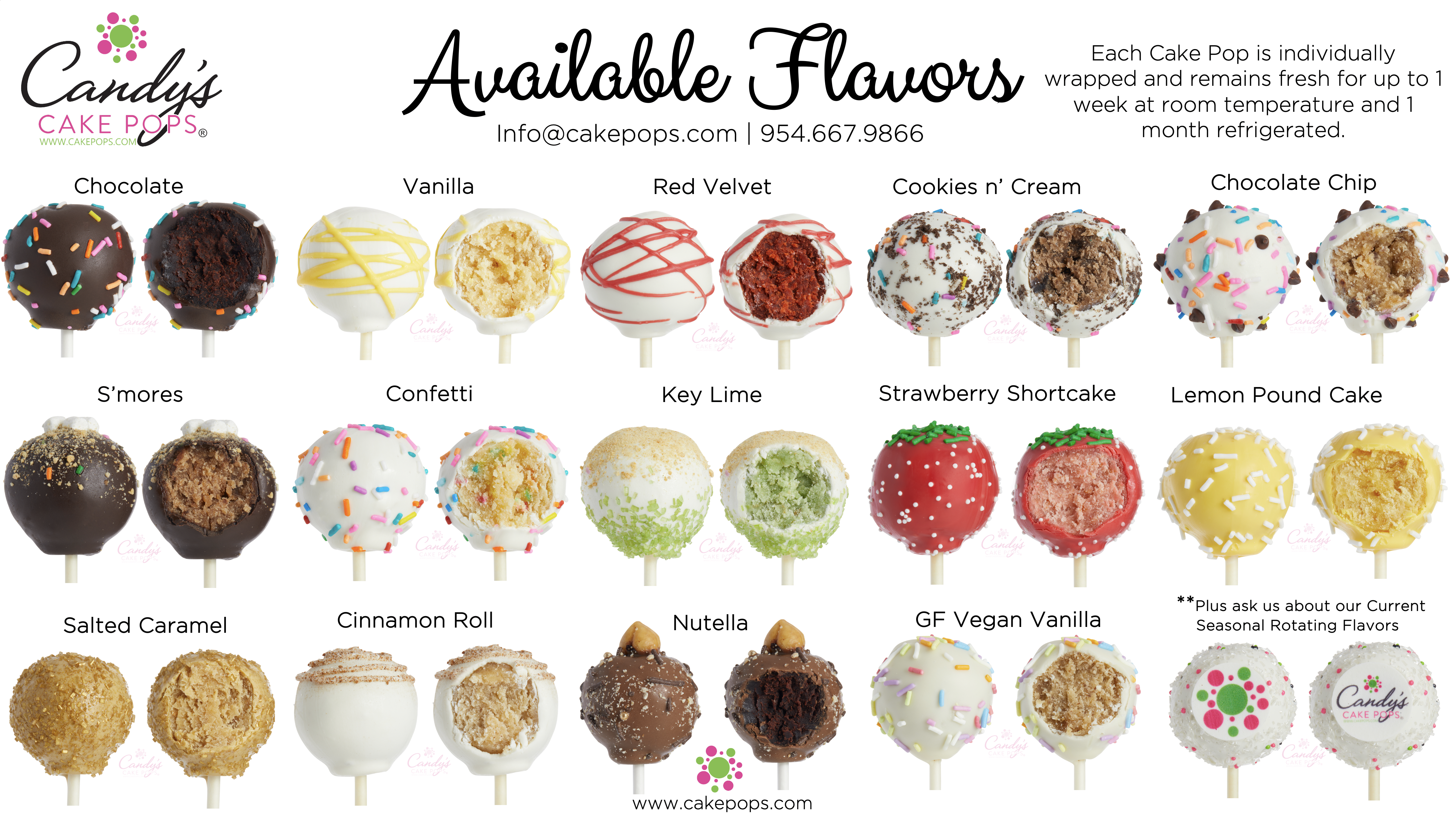 CakePucks are easier than a cake pop and the flavor options are