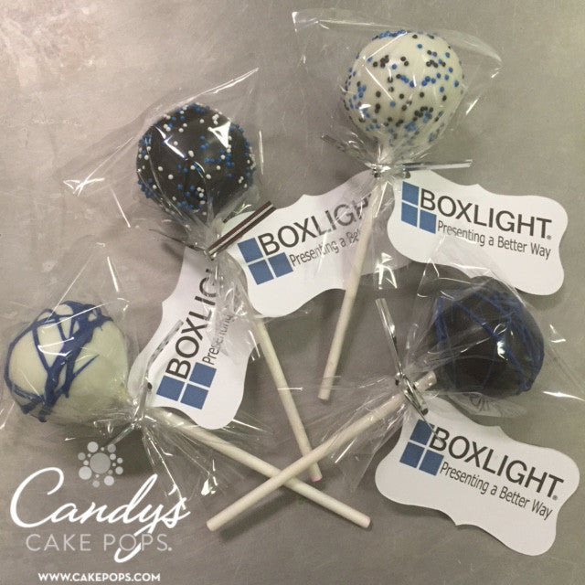 Customized Tag Cake Pops (Logo/Text/Image) (2 Dozen +)