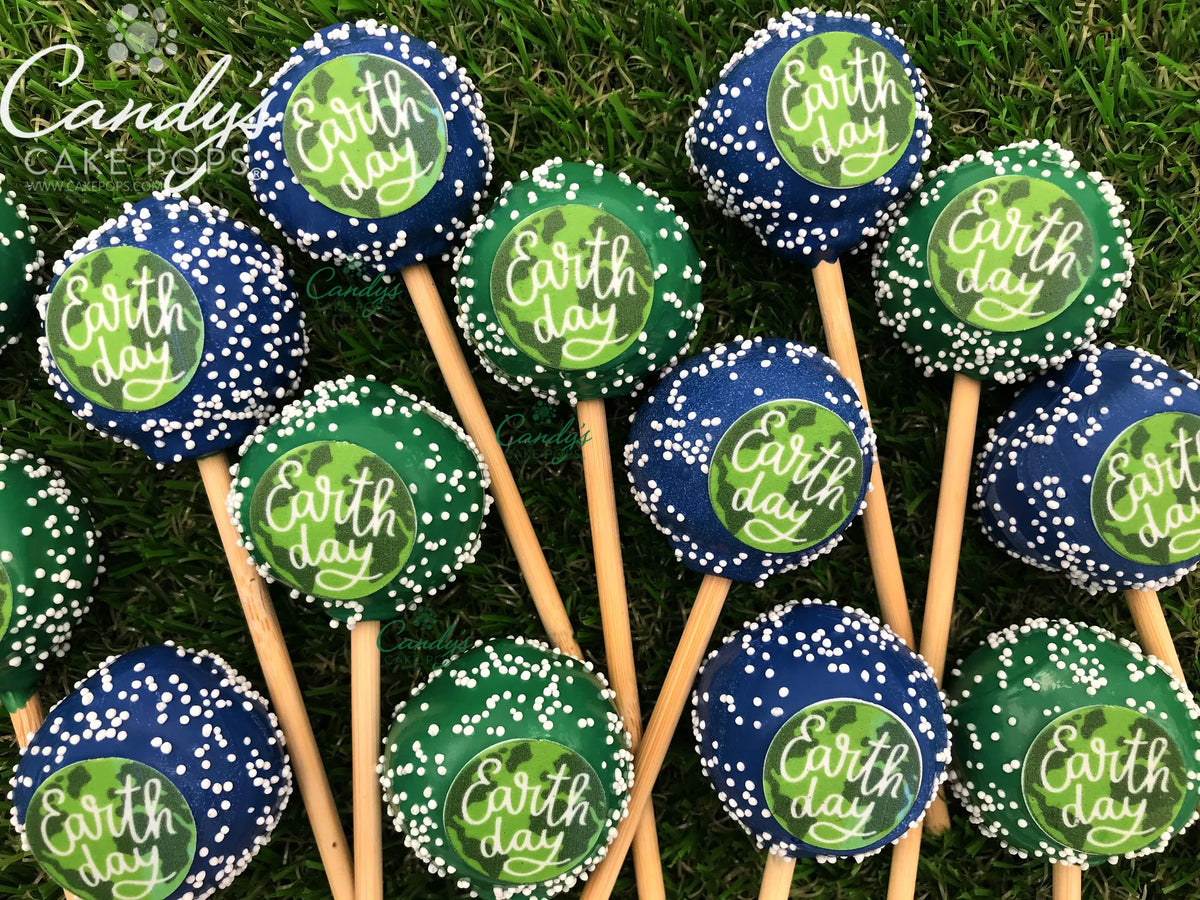 Earth Day Cake Pops - April 22nd