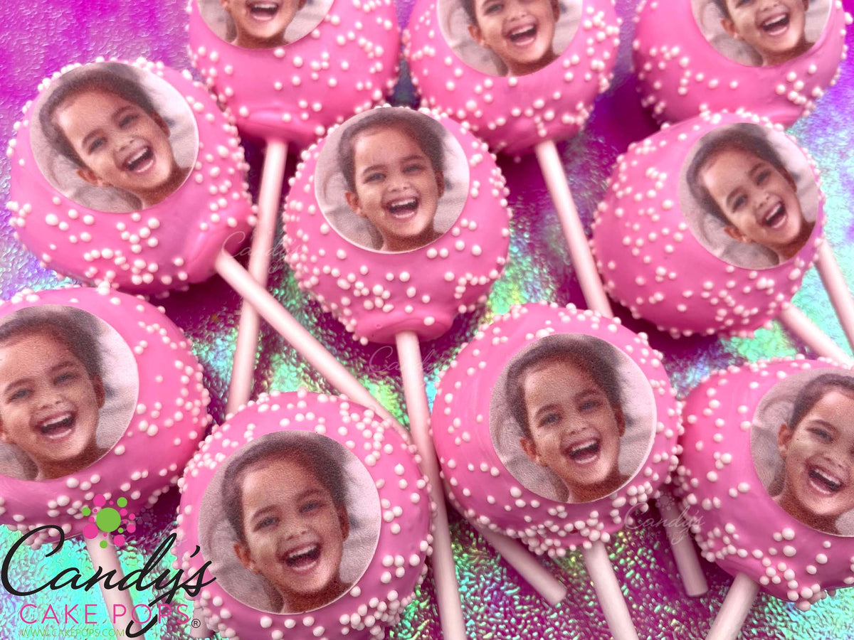 Personalized Face/ Selfie / Portrait Cake Pops (Send us your photo!)