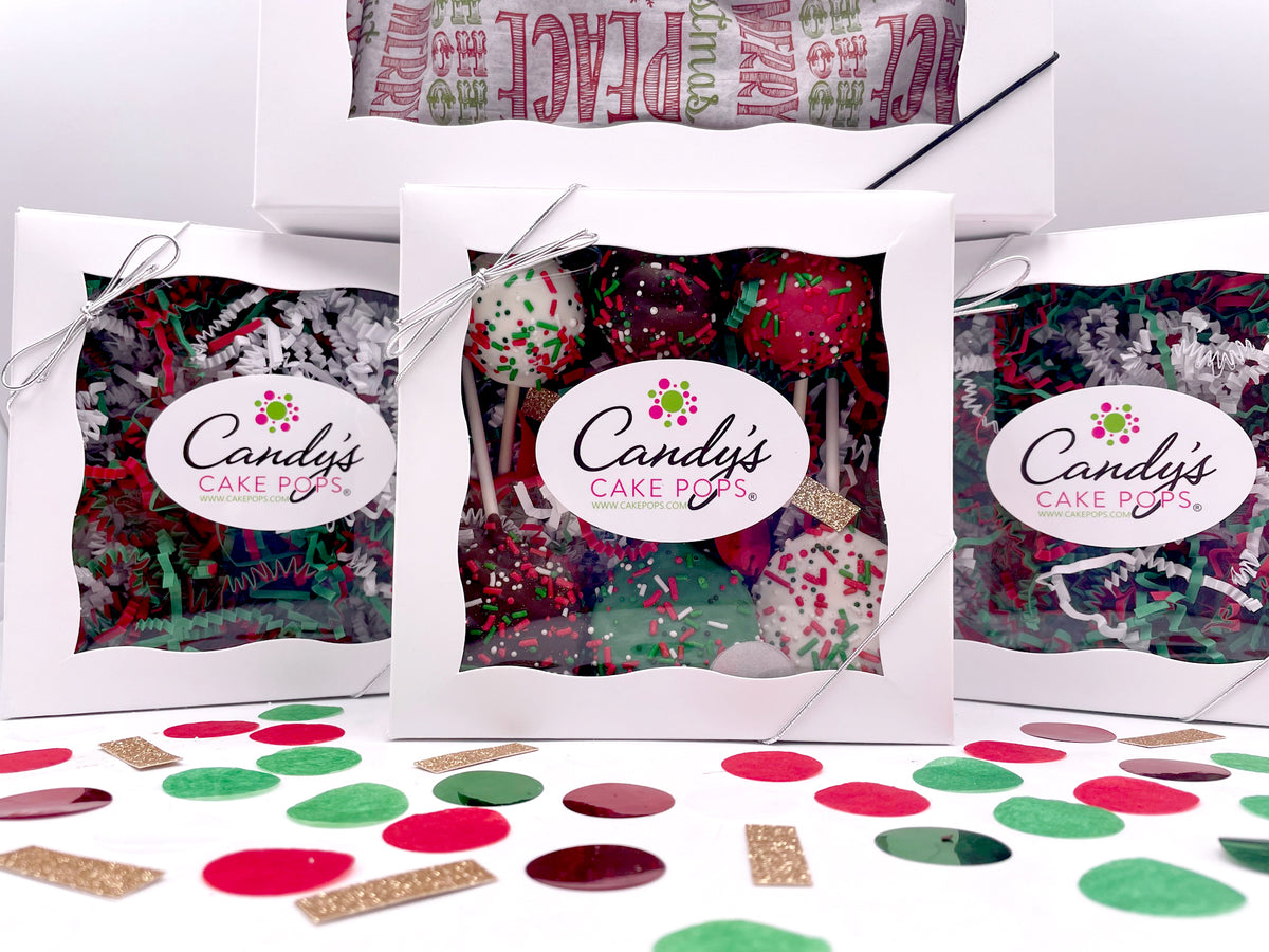 Half Dozen Merry Christmas 3 Oreos & 3 Cake Pops Combo Box (Shipping Dec. 1st-31st)