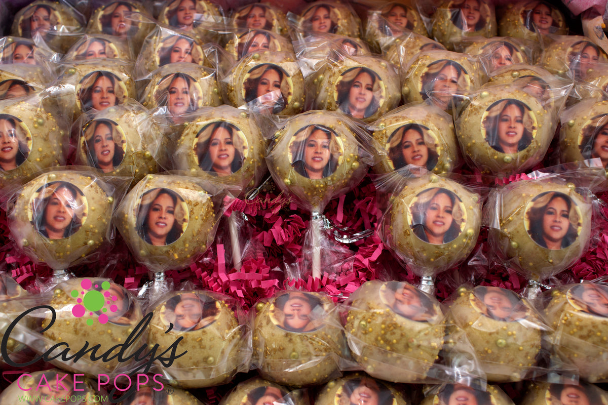 Personalized Face/ Selfie / Portrait Cake Pops (Send us your photo!)