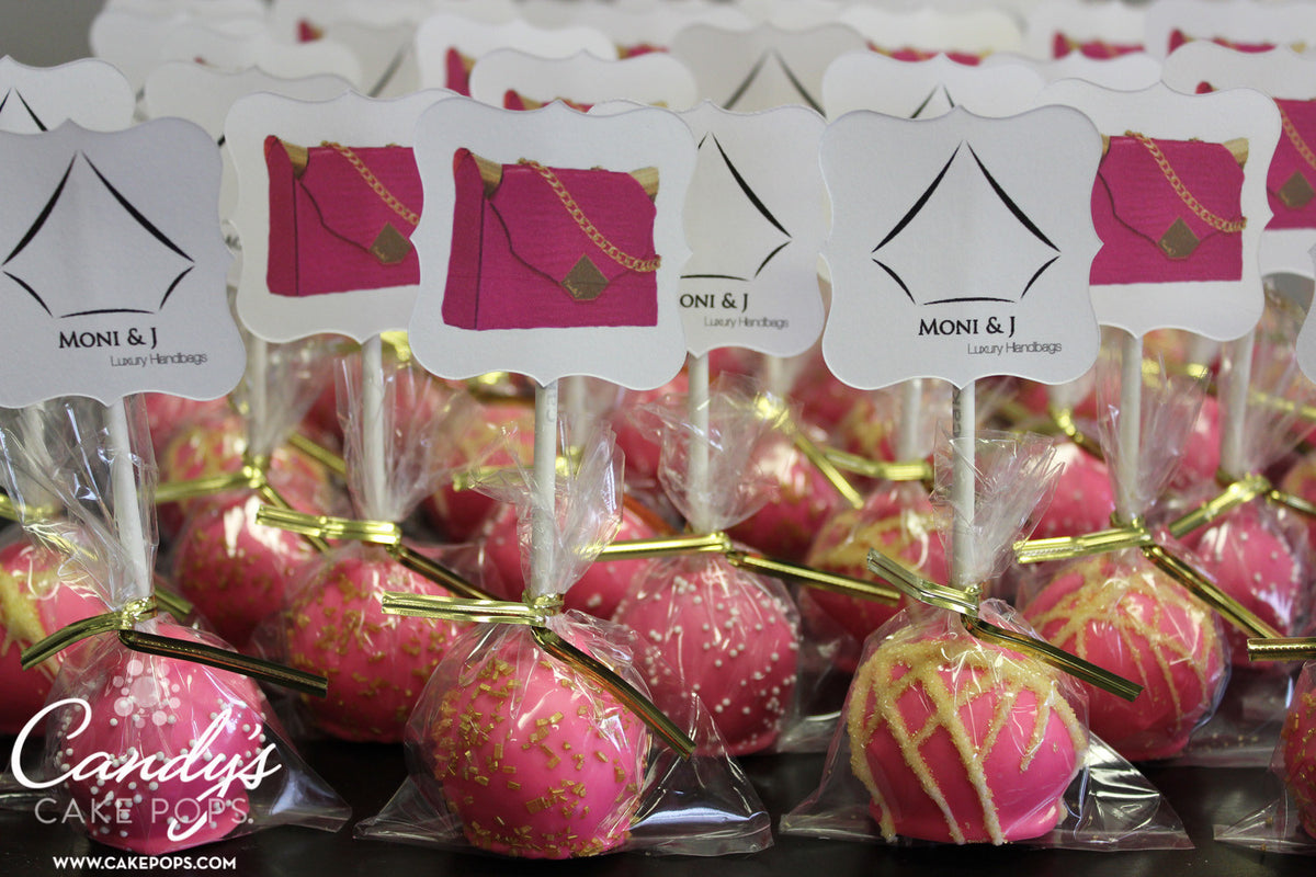 Customized Tag Cake Pops (Logo/Text/Image) (2 Dozen +)