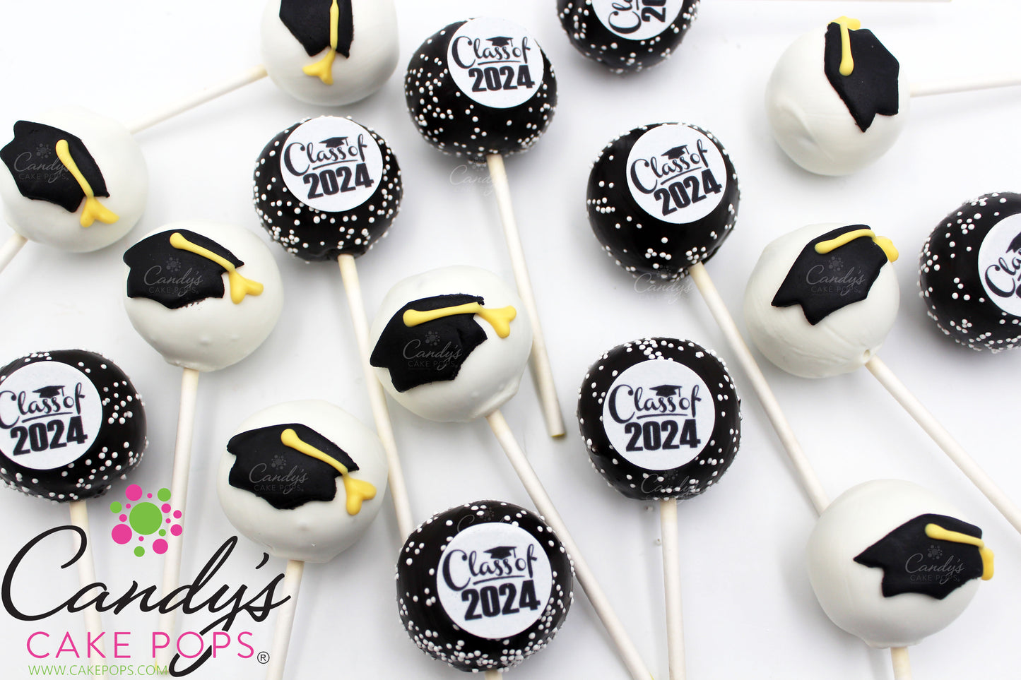 Graduation *2024* Cake Pops - Custom School Colors