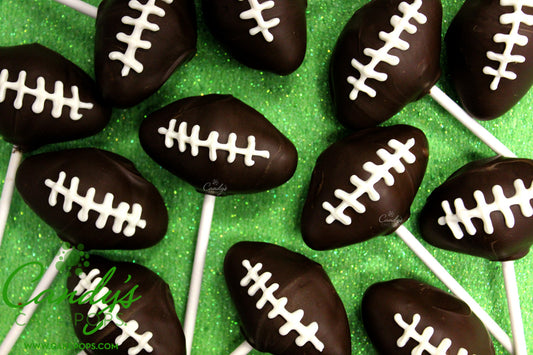 Football Cake Pops Super Bowl