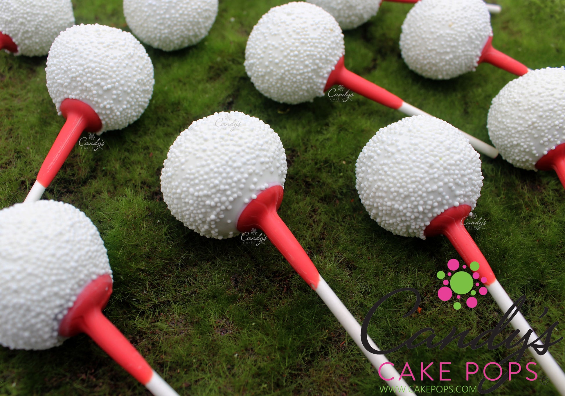 Golf Ball Cake Pops - Candy's Cake Pops