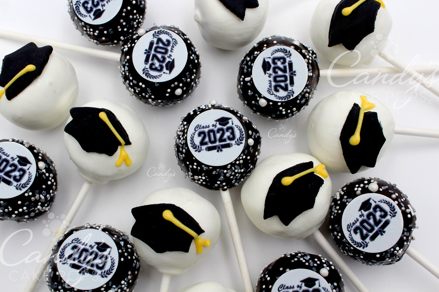 Graduation *2023* Cake Pops - Custom School Colors - Candy's Cake Pops