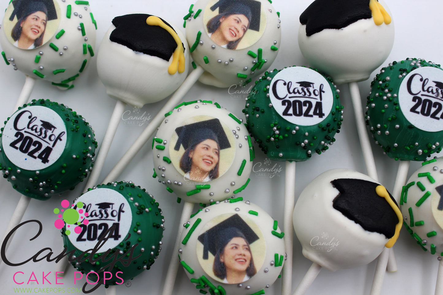 Graduation *2024* Cake Pops - Custom School Colors