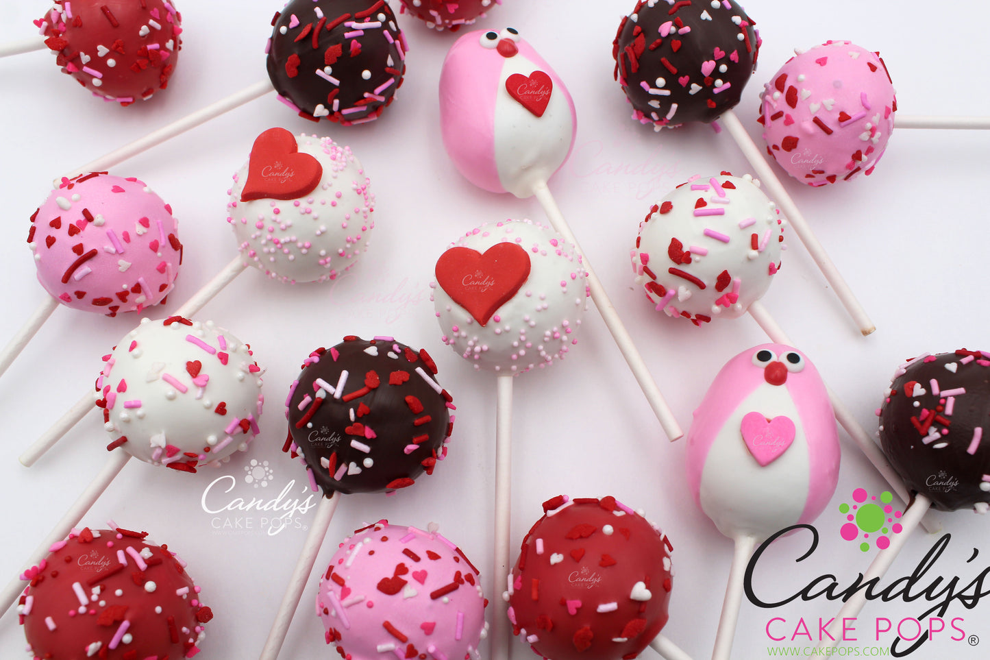 Love Bird Valentine's Cake Pops - Candy's Cake Pops