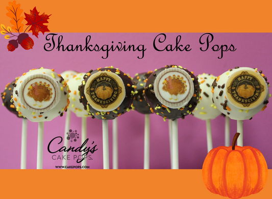 Happy Thanksgiving Cake Pops - Candy's Cake Pops