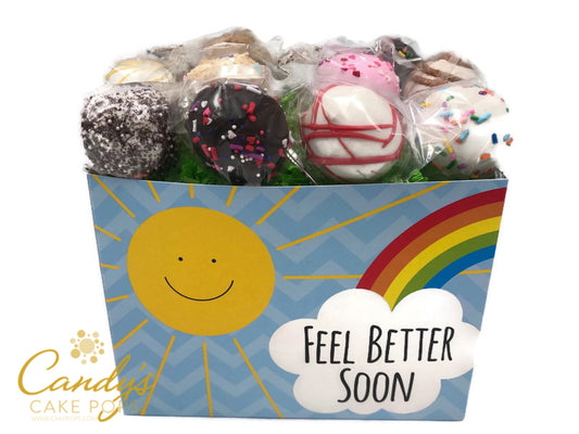 Feel Better Soon Cake Pop Gift Box - Candy's Cake Pops