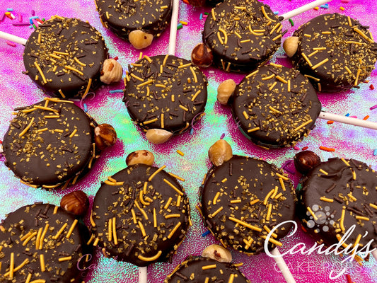 Chocolate Hazelnut Oreos (Nutella Flavor) - Candy's Cake Pops