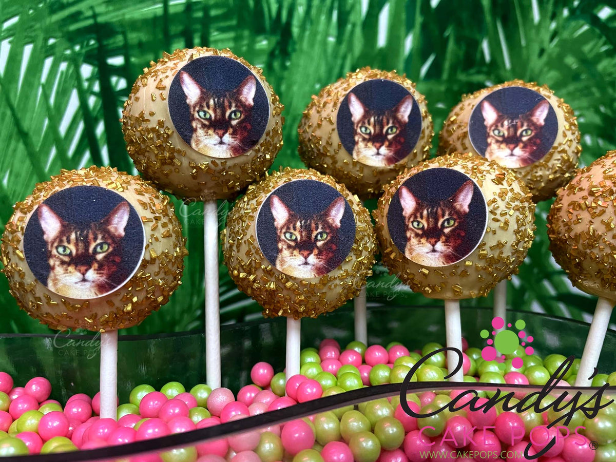 Personalized Pet Portrait Cake Pops (Send us your photo!)