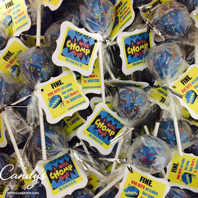 Customized Tag Cake Pops (Logo/Text/Image) (2 Dozen +)