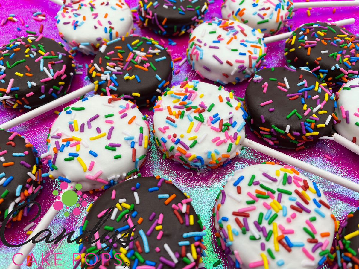 Festive Confetti Chocolate Covered Oreos