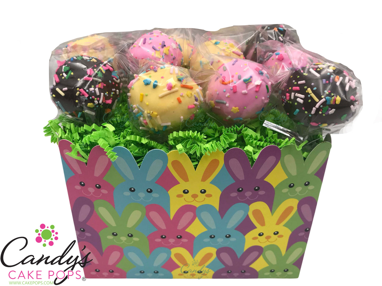 Bunny Peeps Easter Cake Pop Gift Box - Candy's Cake Pops