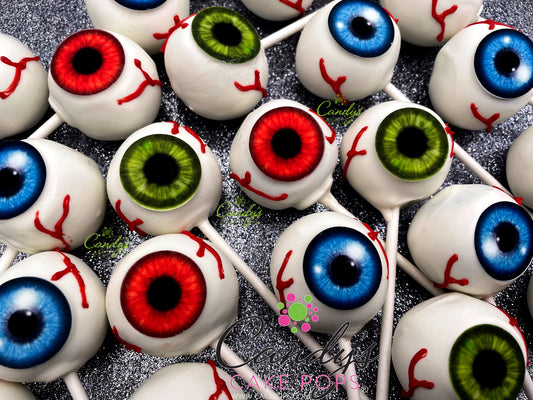 Spooky Eyeball Cake Pops - Candy's Cake Pops