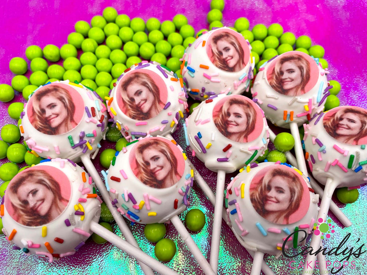 Personalized Face/ Selfie / Portrait Cake Pops (Send us your photo!)