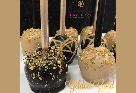Luxury Gold Cake Pop Favors (Starts at 1.5 Dozen/Self- Standing) - Candy's Cake Pops