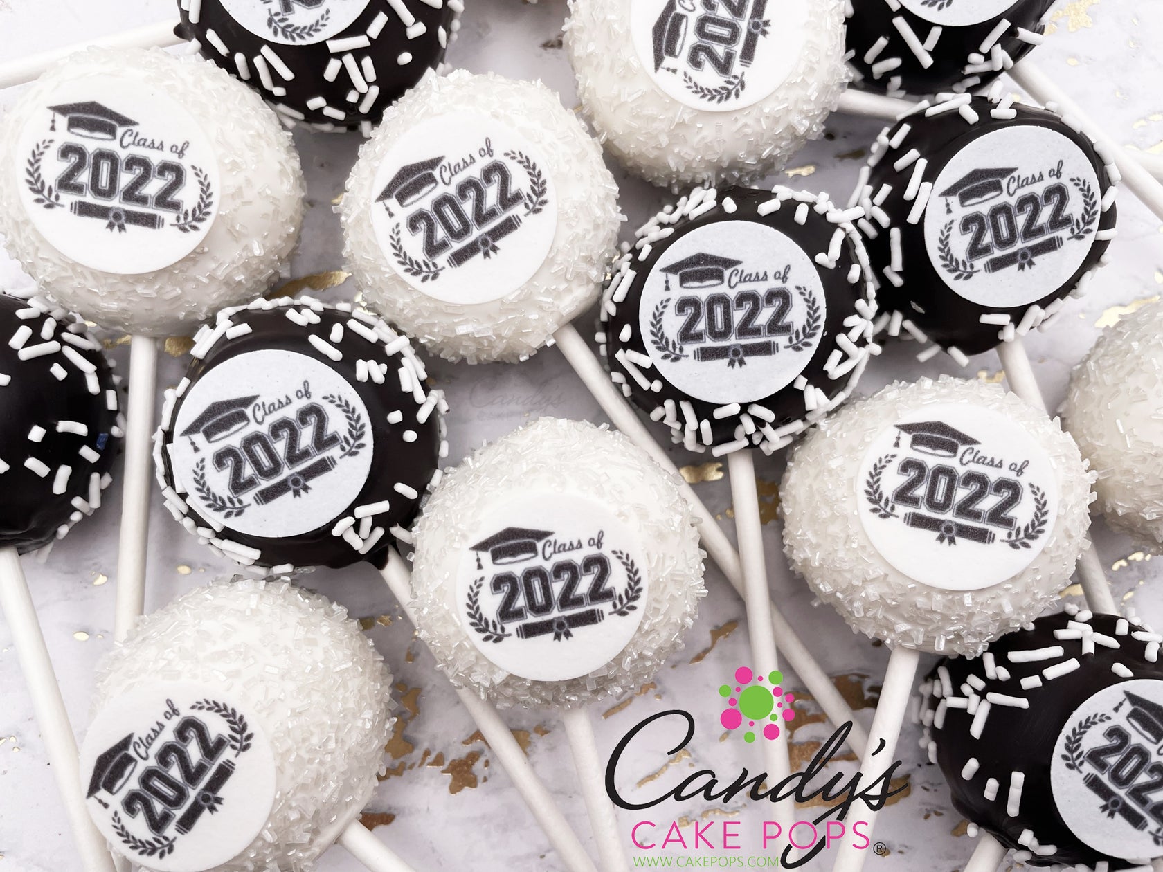 Graduation *2023* Cake Pops - Custom School Colors | Candy's Cake Pops