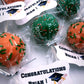 Graduation Custom School Colors with Personalized Tag Cake Pops - Candy's Cake Pops