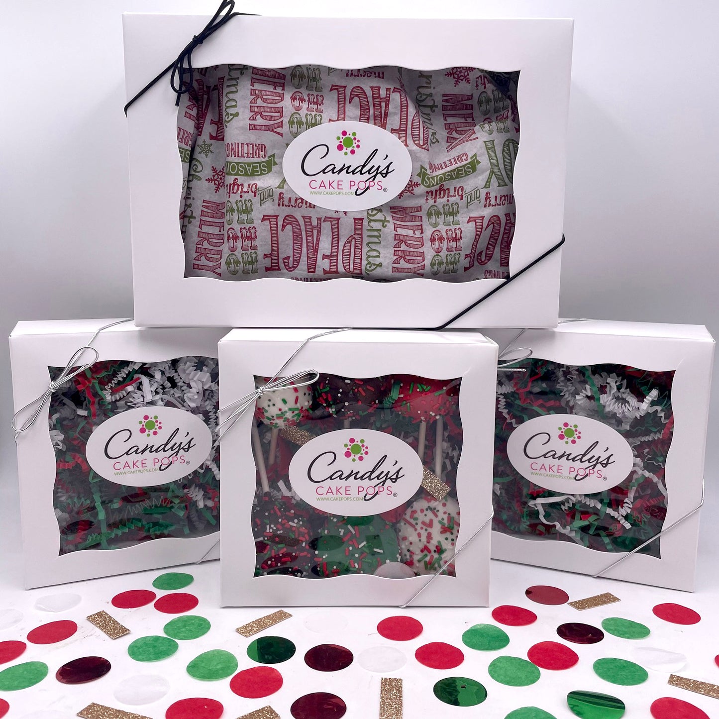 Merry Christmas Cake Pop Gift Box - Candy's Cake Pops