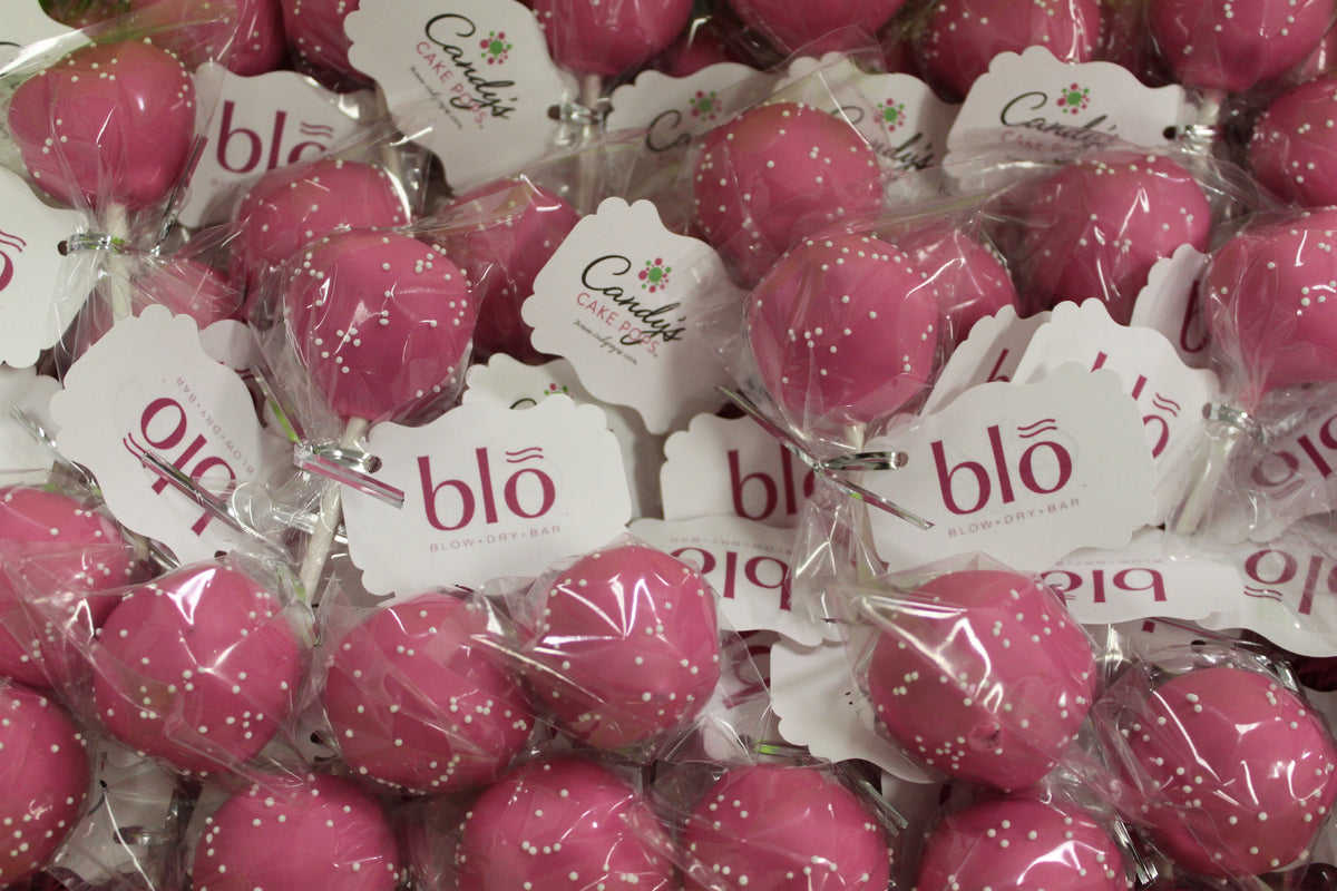 Customized Tag Cake Pops (Logo/Text/Image) (2 Dozen +)