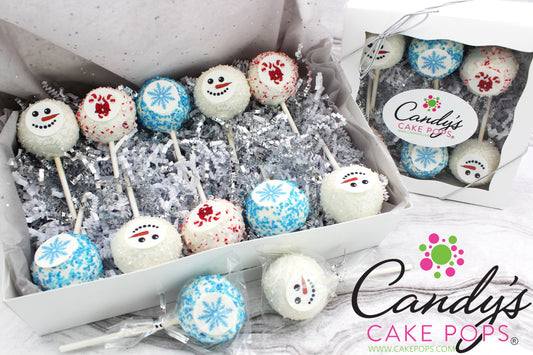 Pre-Order: Jolly Winter Deluxe Cake Pops (Shipping Dec. 1st-31st) - Candy's Cake Pops