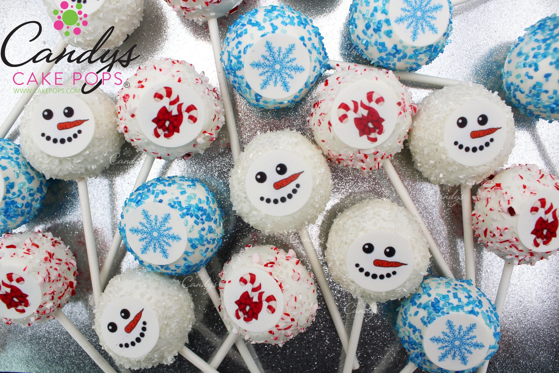Pre-Order: Jolly Winter Deluxe Cake Pops (Shipping Dec. 1st-31st) - Candy's Cake Pops