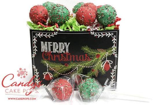 Christmas Holiday Cake Pop Gift Box - Candy's Cake Pops