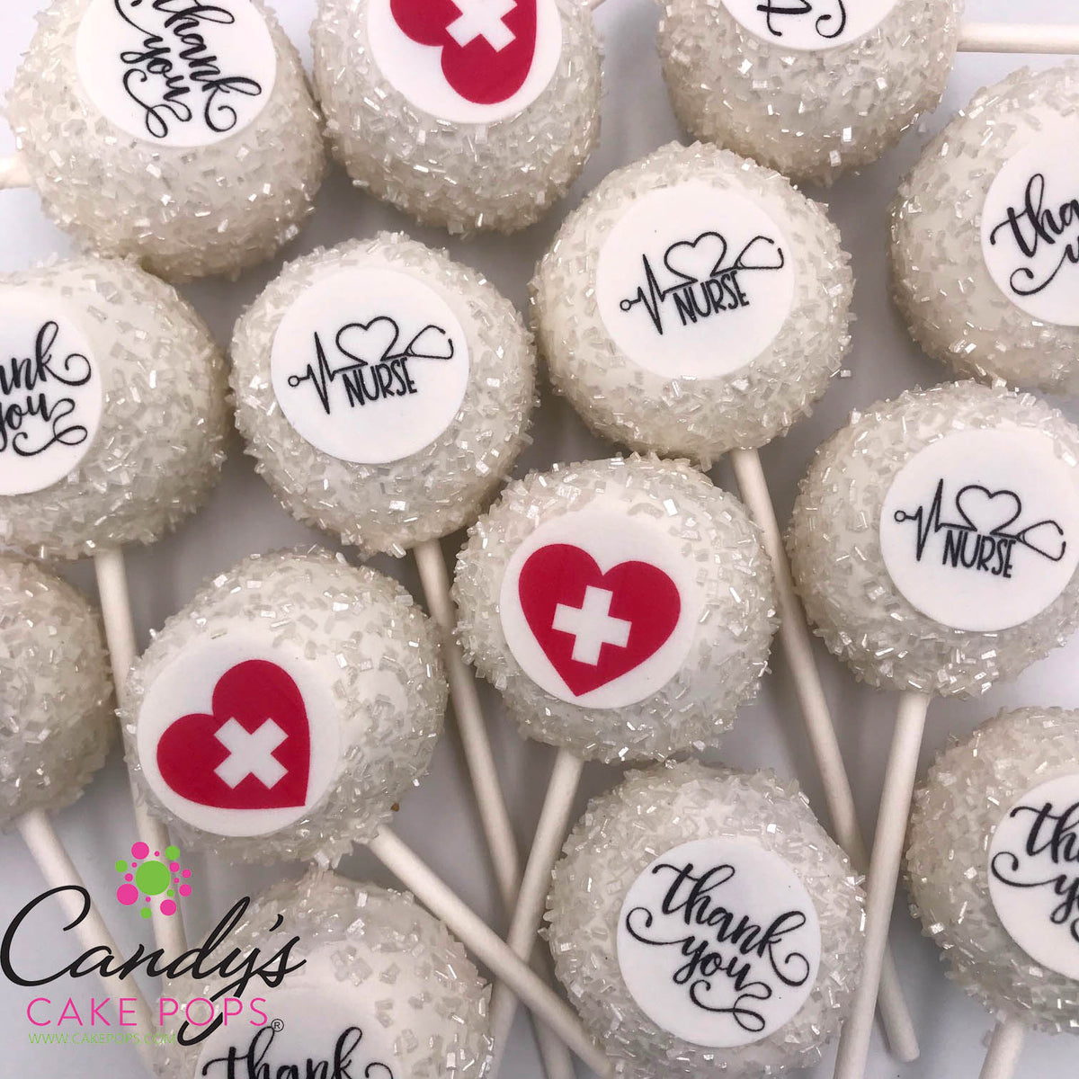 Nurse Appreciation Thank You Gift Cake Pops