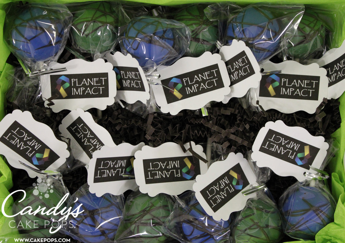 Customized Tag Cake Pops (Logo/Text/Image) (2 Dozen +)