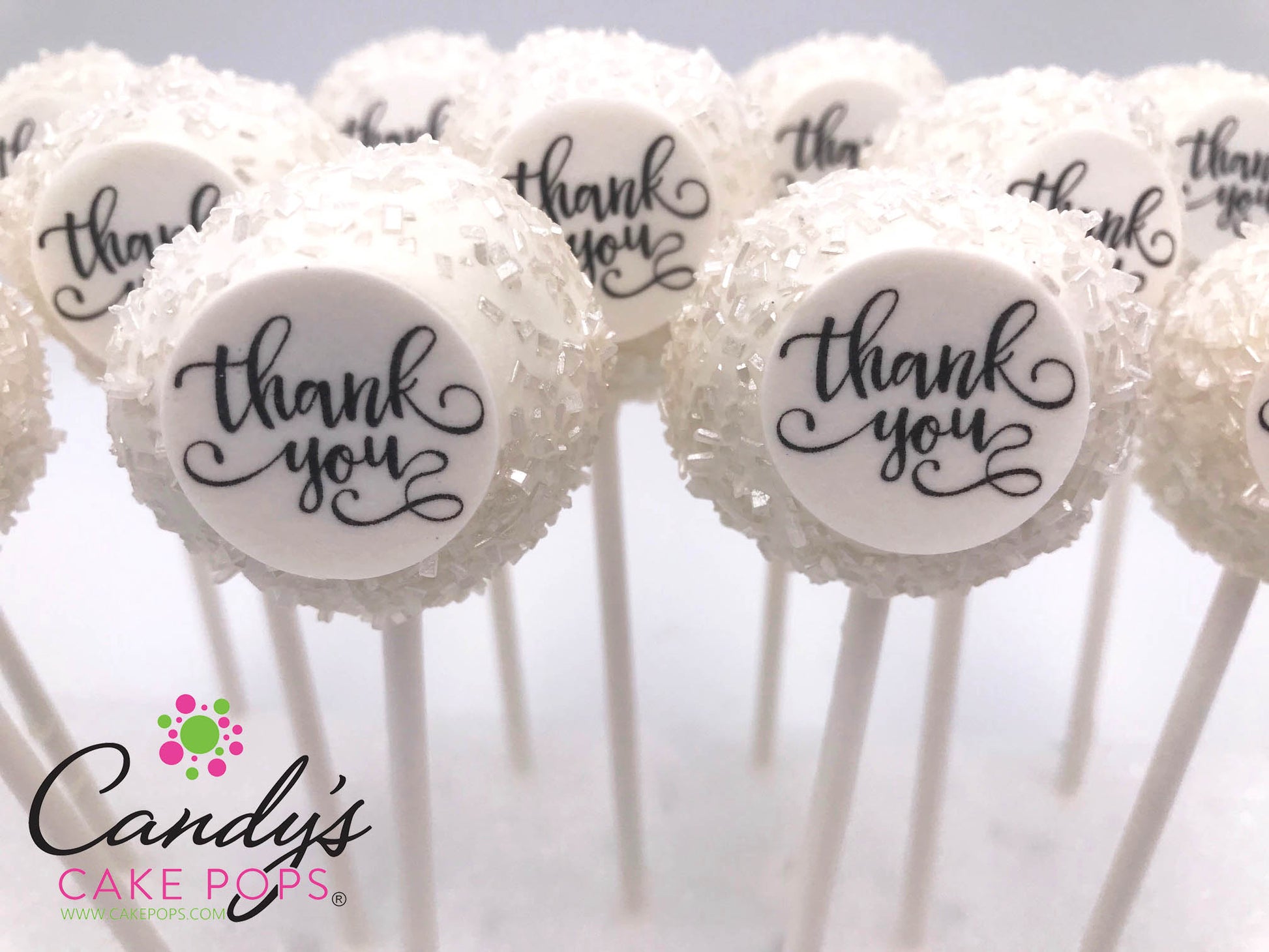 Thank You Gift Decal Cake Pops - Candy's Cake Pops