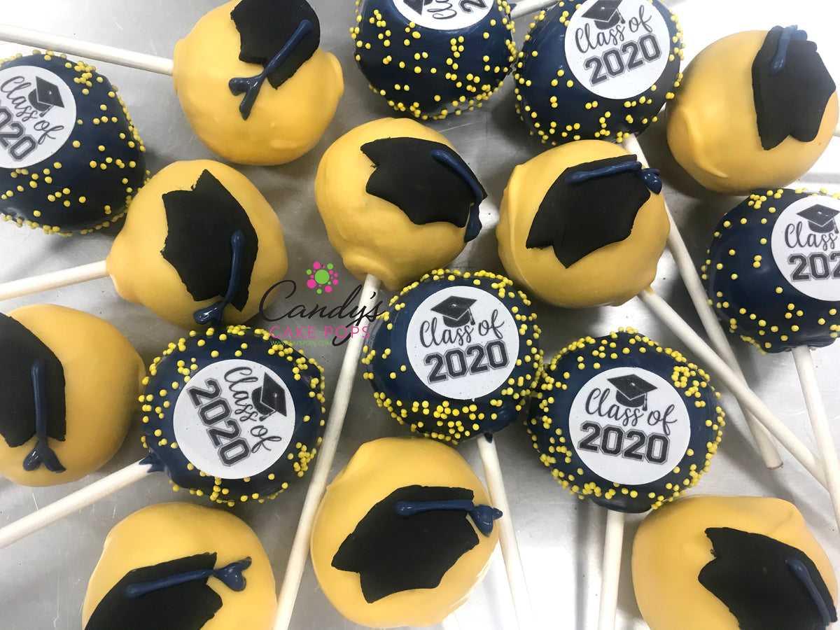 Graduation *2026* Cake Pops - Custom School Colors