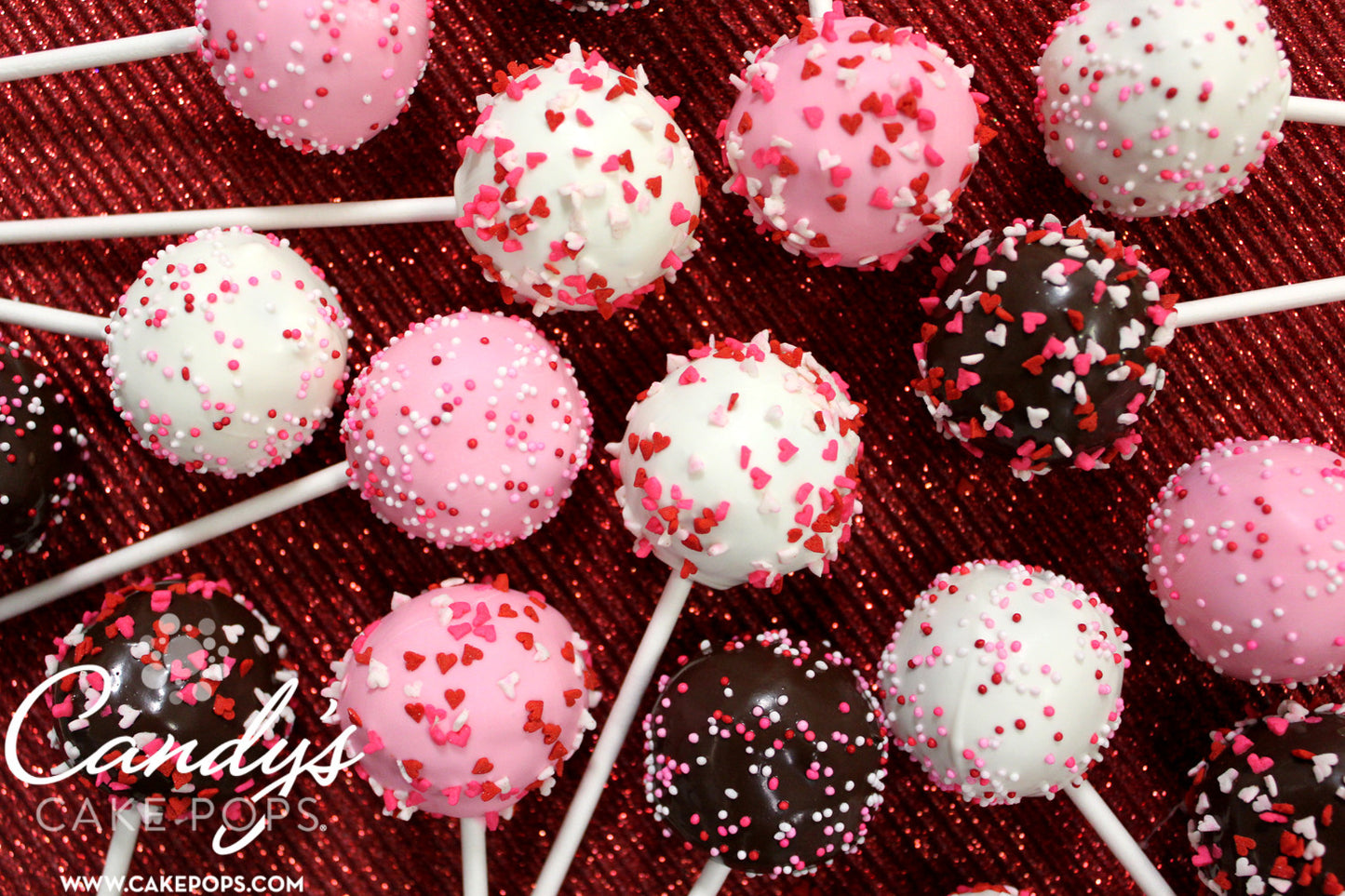 Valentine's Day Party Cake Pops (Starts at 2 Dozen) - Candy's Cake Pops
