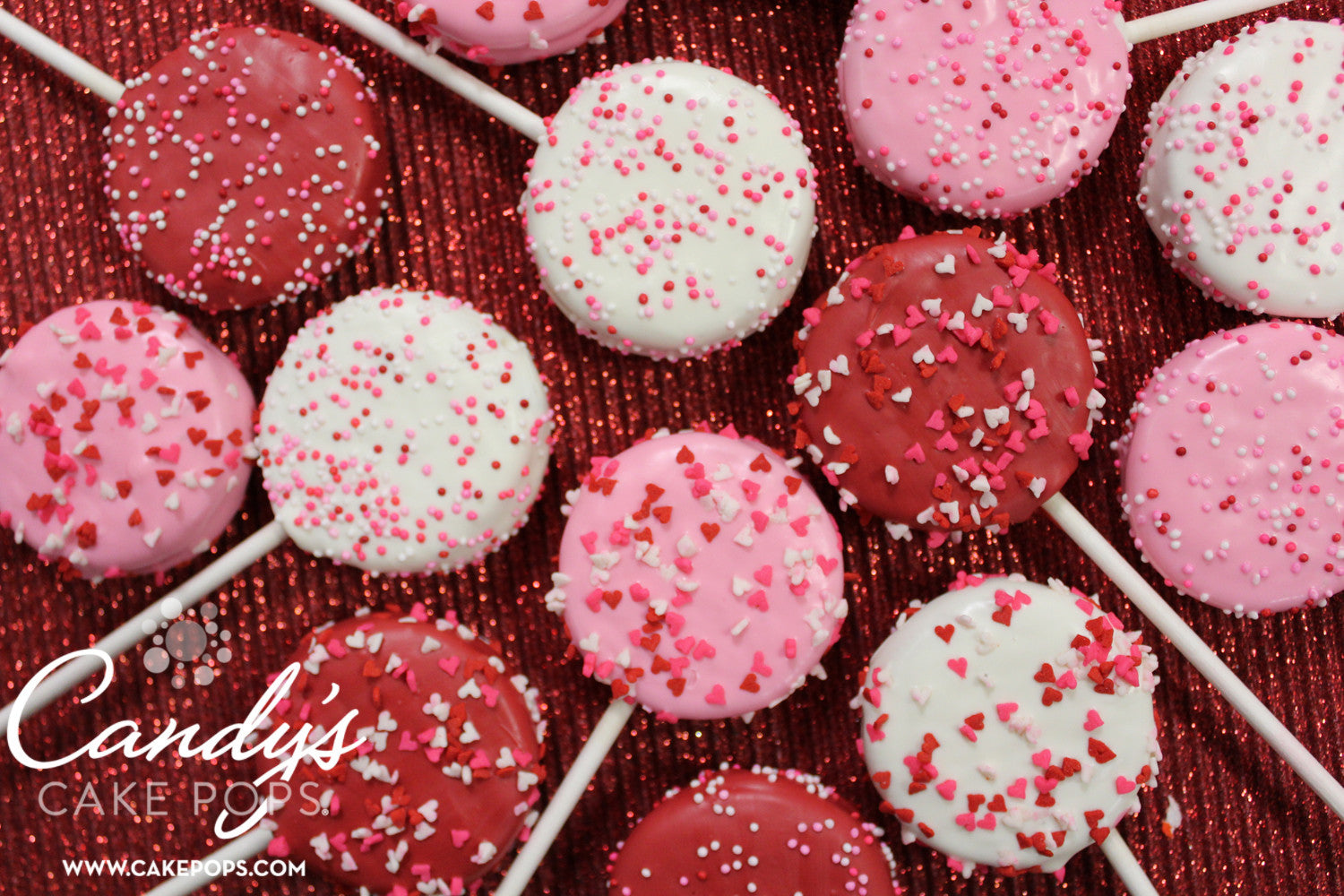 Valentine's Day Party Chocolate Covered Oreos (Starts at 2 Dozen) - Candy's Cake Pops